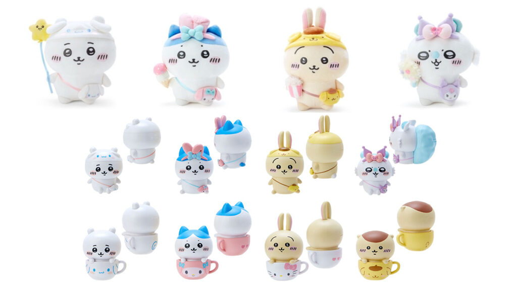 お顔厳選 ちいかわ サンリオキャラクターズ ぷちミニマスコット 4種