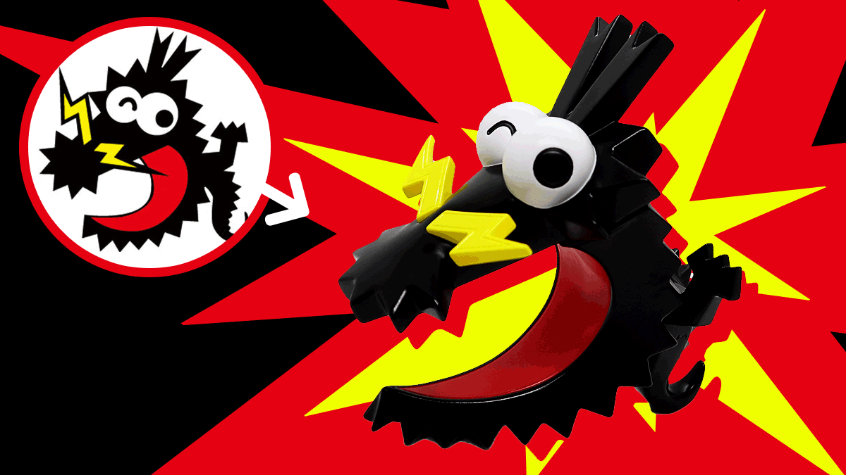 コロコロコミックの”あのマーク”がソフビ化！ 全長20cmフルカラー立体