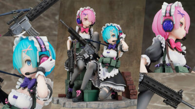 F:NEXよりRe:ゼロ『ラム』、『レム』ミリタリー装備フィギュアが登場
