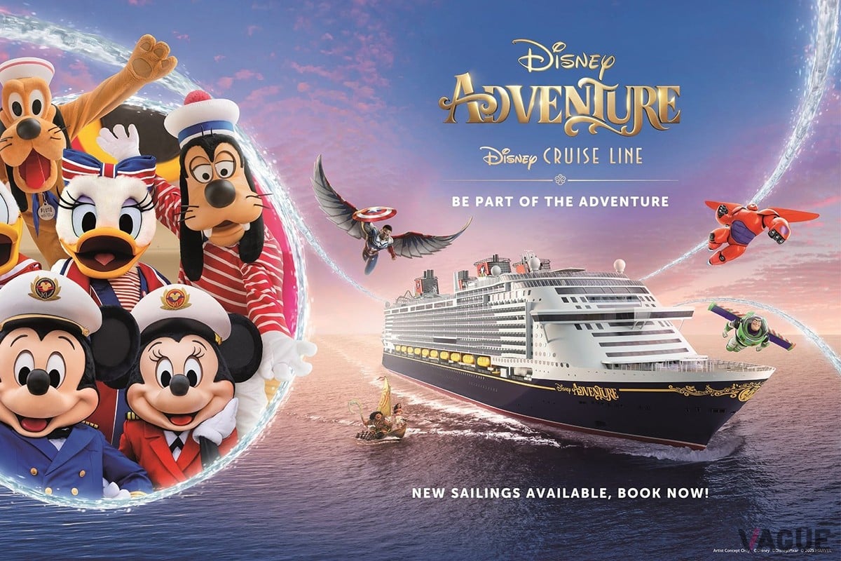 まさに“海の上のディズニーランド”!? アジア初の新造船「ディズニー