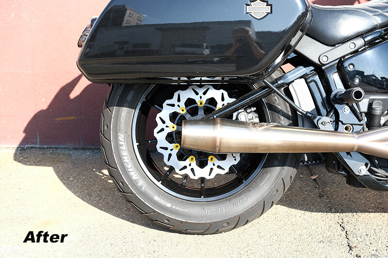 23 FXLRST Softail LowRider ST ローライダーSTのホイール塗装 - 福岡