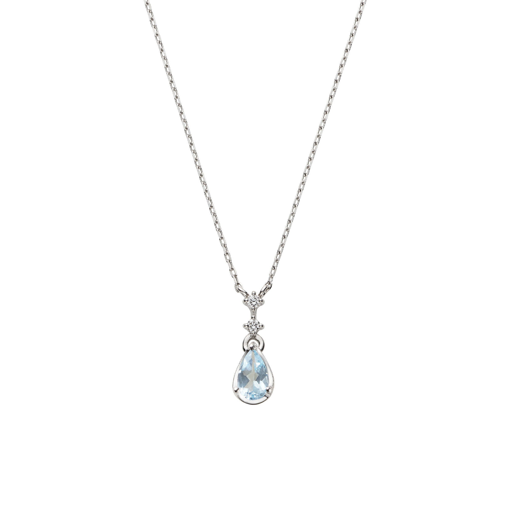 APVN209840AQ [プラチナ・ウーマン] アクアマリン ネックレス