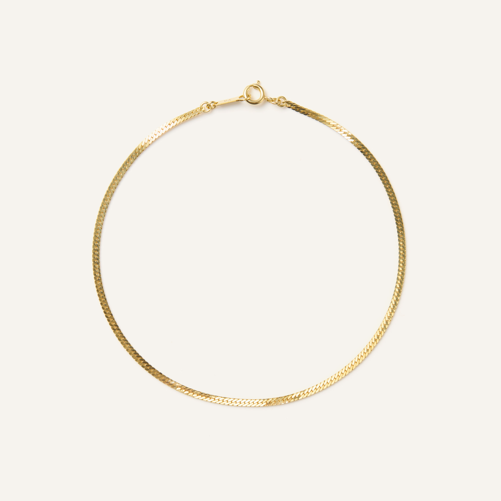 GJVU0004LSYG イエローゴールド アンクレット｜アンクレット｜ヴイエー