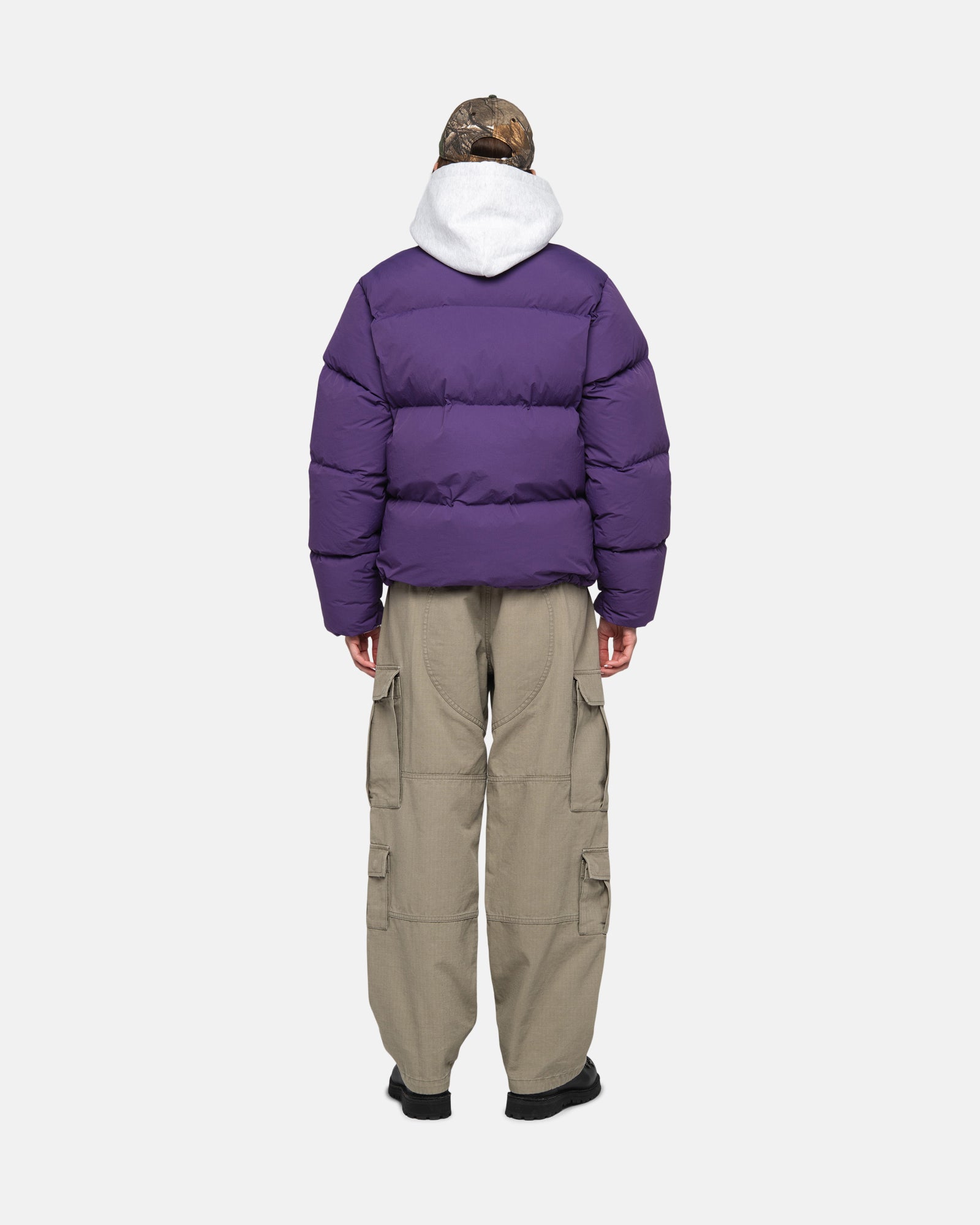 STÜSSY | Down Puffer Nylon Jacket (Purple) – Venero