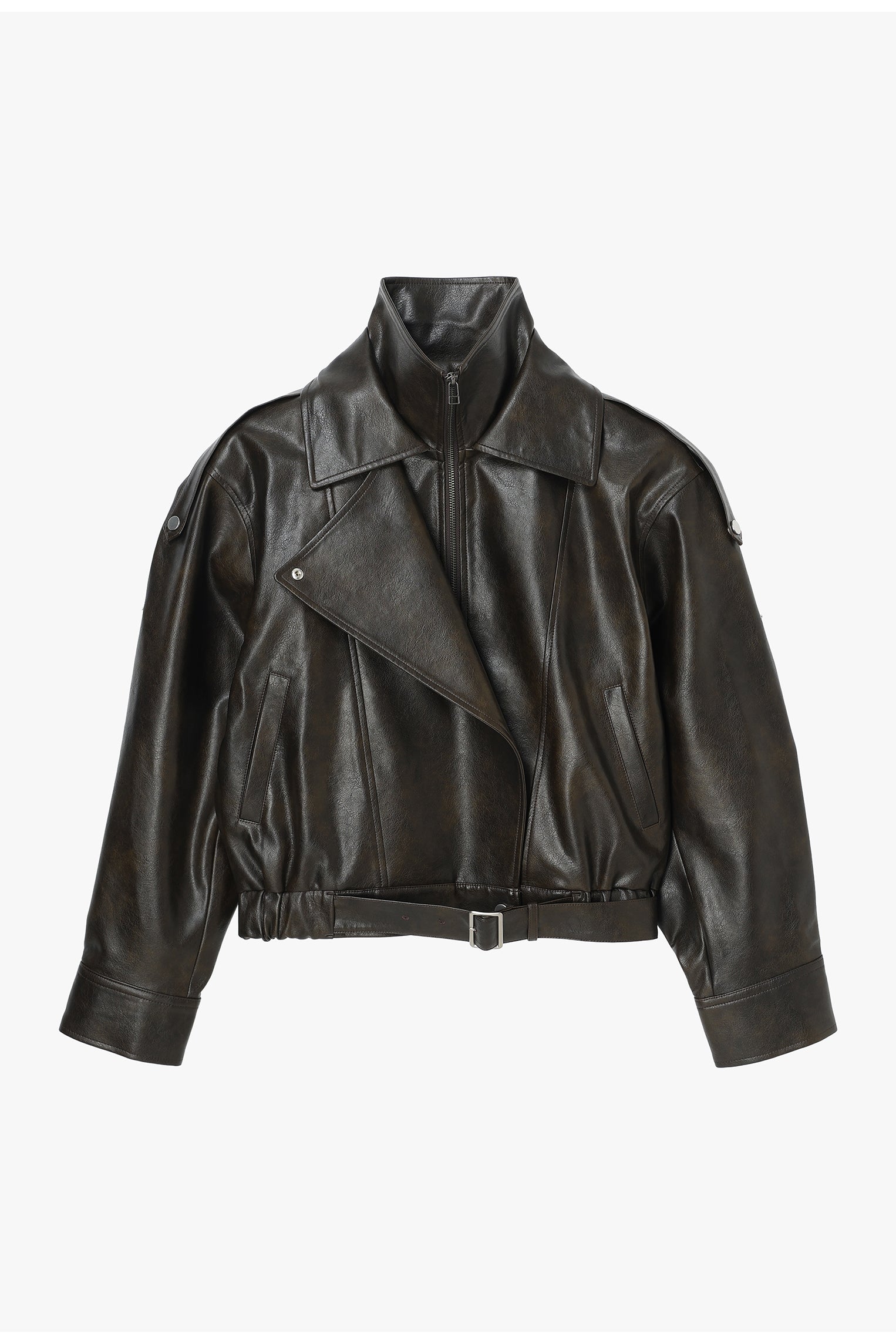 予約販売】Carven | Stand collar leather blouson – Venica