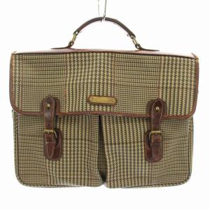 ブラックウォッチ ビジネスバッグ ブリーフケース グランチェック 緑