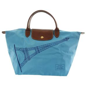 トートバッグ ルプリアージュ エッフェル塔 ステッチ ナイロン ピンク