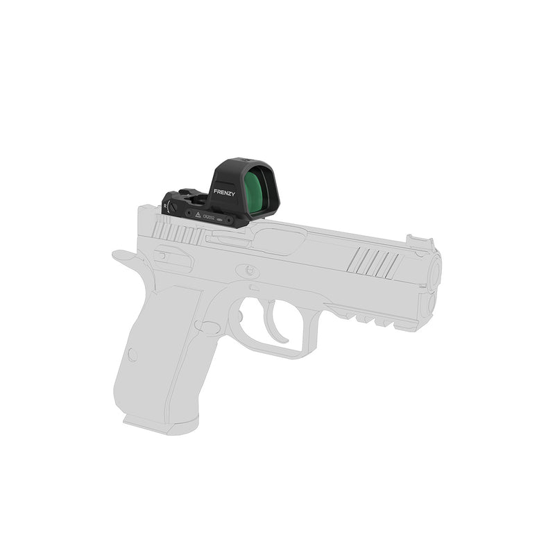 Large Window | Frenzy F3 1x26x32 6MOA Green Dot Sight | for Glock