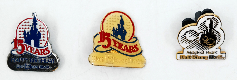 Collection of (10) WDW Anniversary Pins - ID: augdisneyana20247