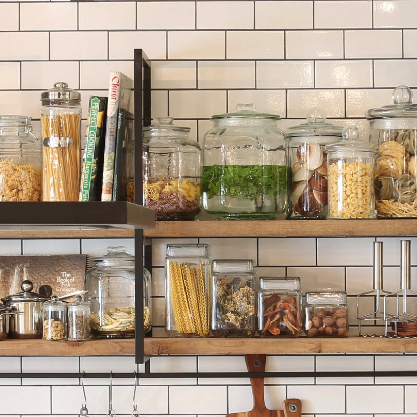 ダルトン DULTON 保存容器 密閉 ガラス クッキージャー 3L | ルミナス