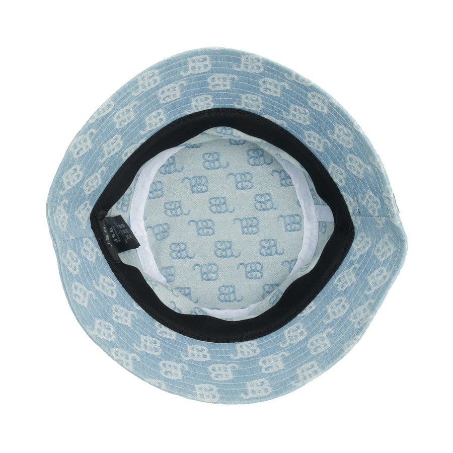 JSB Denim Monogram Bucket Hat | J.S.B. | VERTICAL GARAGE OFFICIAL