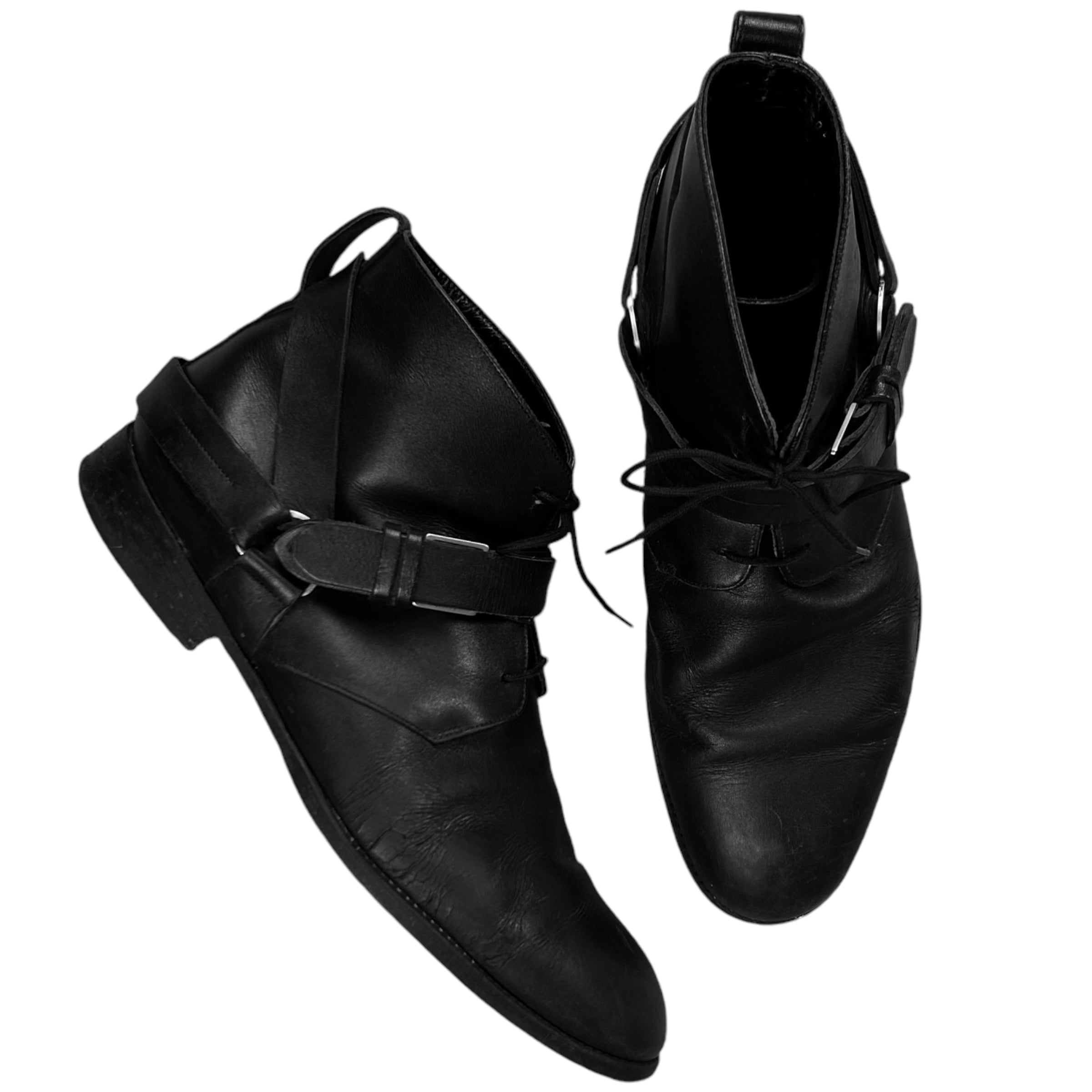 Dior Homme Harness Strap Mid Top Boots - AW06 – Vertical Rags