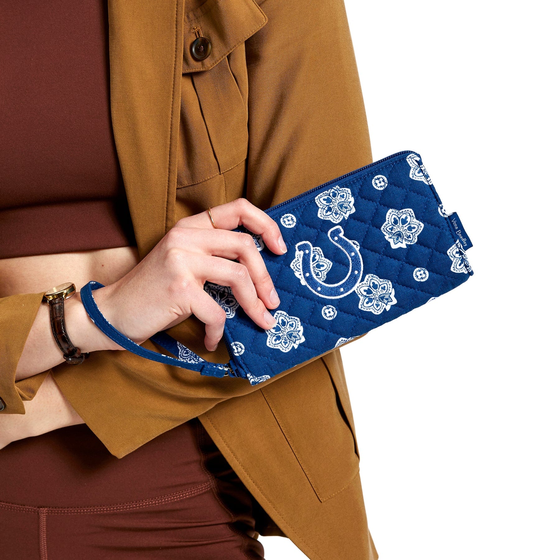 Indianapolis Colts NFL RFID Front Zip Wristlet | Vera Bradley
