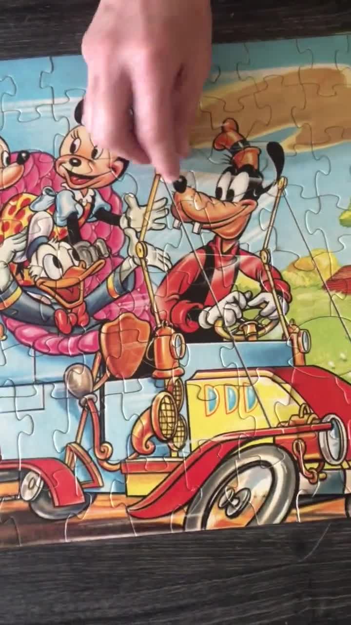 ディズニー ミッキー パズル - ヴィンテージ - Jaymar - ウォルト