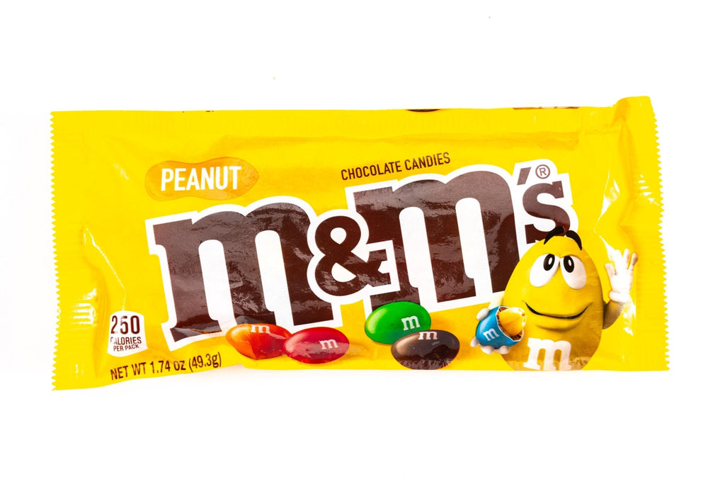 m&ms Peanut Chocolate Assorted Flavor Candy Bulk Box (1.74 oz, 48