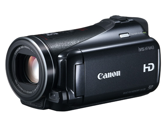 キヤノンのAVCHDカメラ新製品、中級機HF M43/41とエントリーモデルHF
