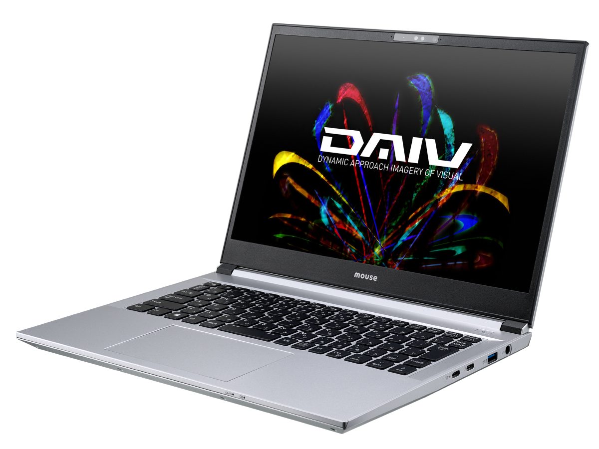 マウスコンピューター、DAIV初Core Ultraプロセッサー搭載の14型ノート