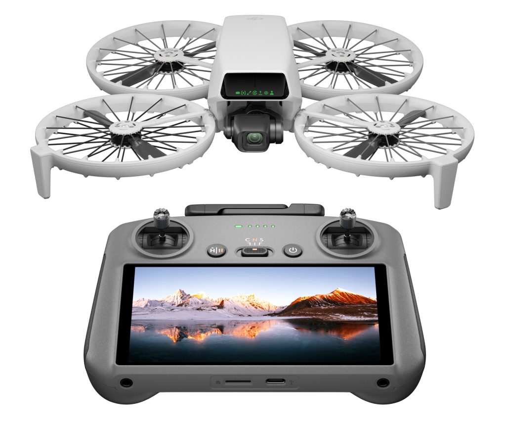 DJI、折りたたみ式プロペラガード搭載のオールインワン型ドローン「DJI