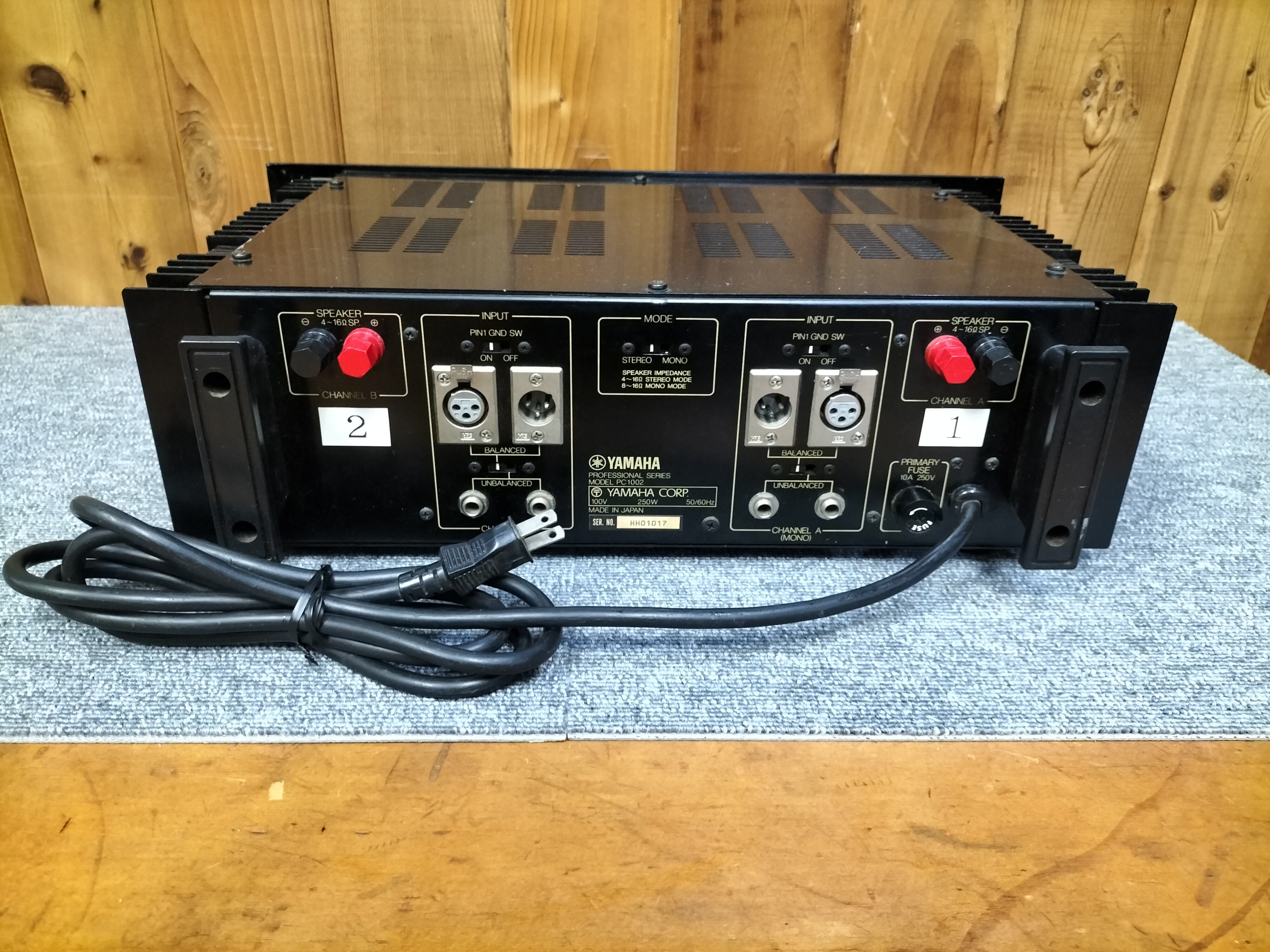 YAMAHA ヤマハ PC1002 パワーアンプ 22060002 – Village Audio