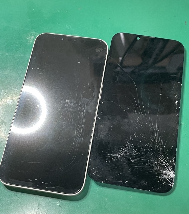 iPhone13 画面割れ 画面交換 富山県富山市・個人のお客様 - VIT-SHOP