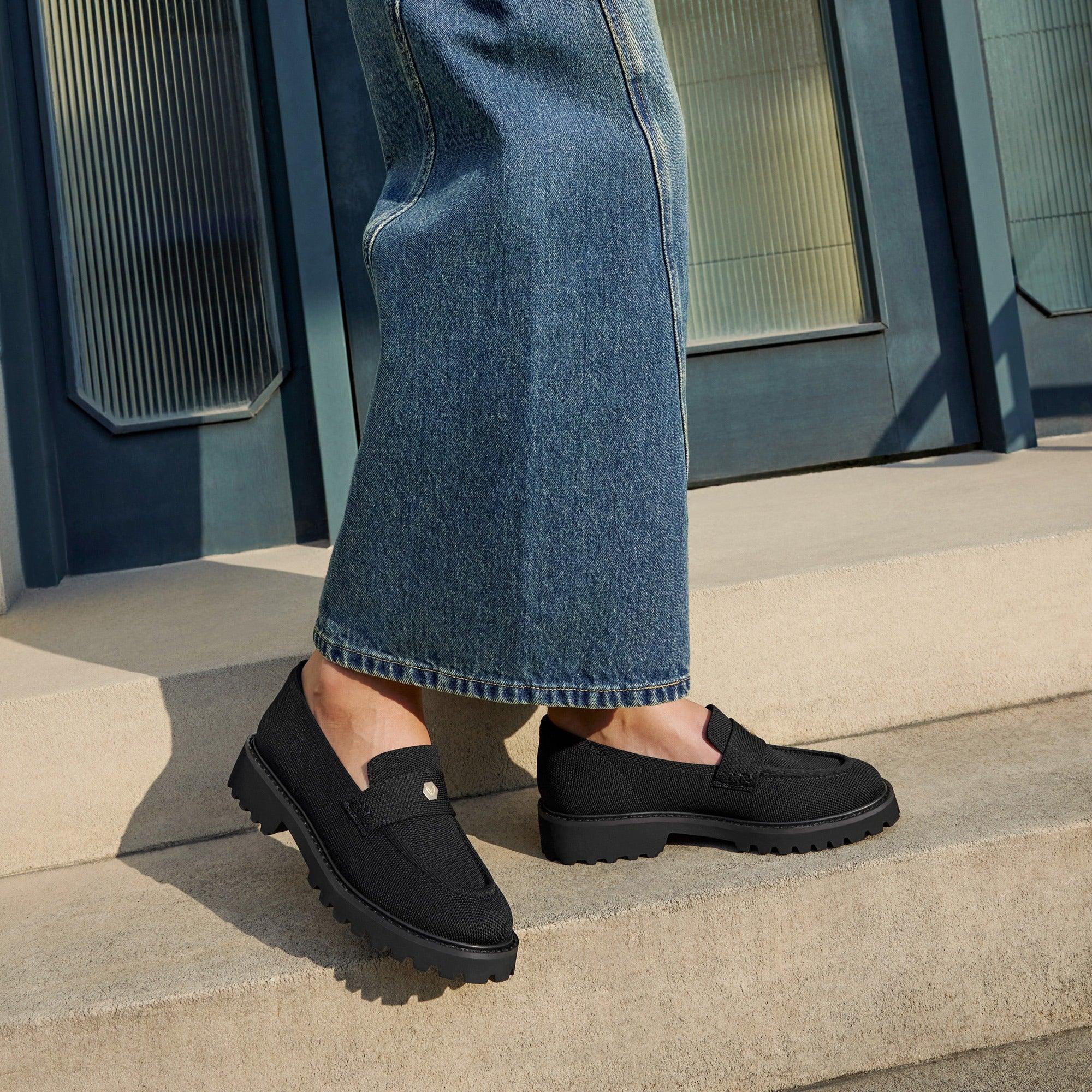 Francesca] アーモンドトゥ プラットフォーム トラックソール