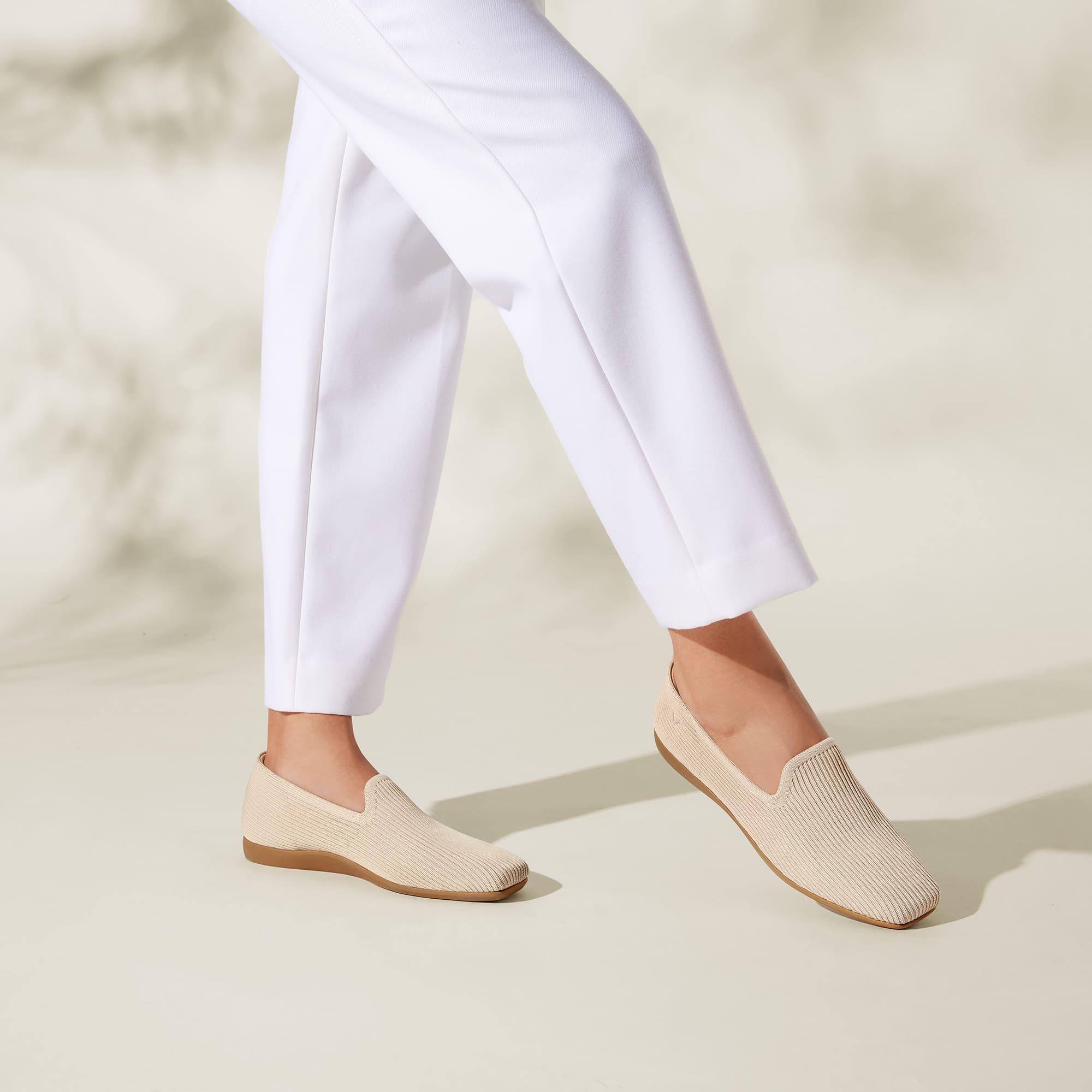 Samantha Walker] スクエアトゥ 超撥水 軽量厚底 ローファー – VIVAIA