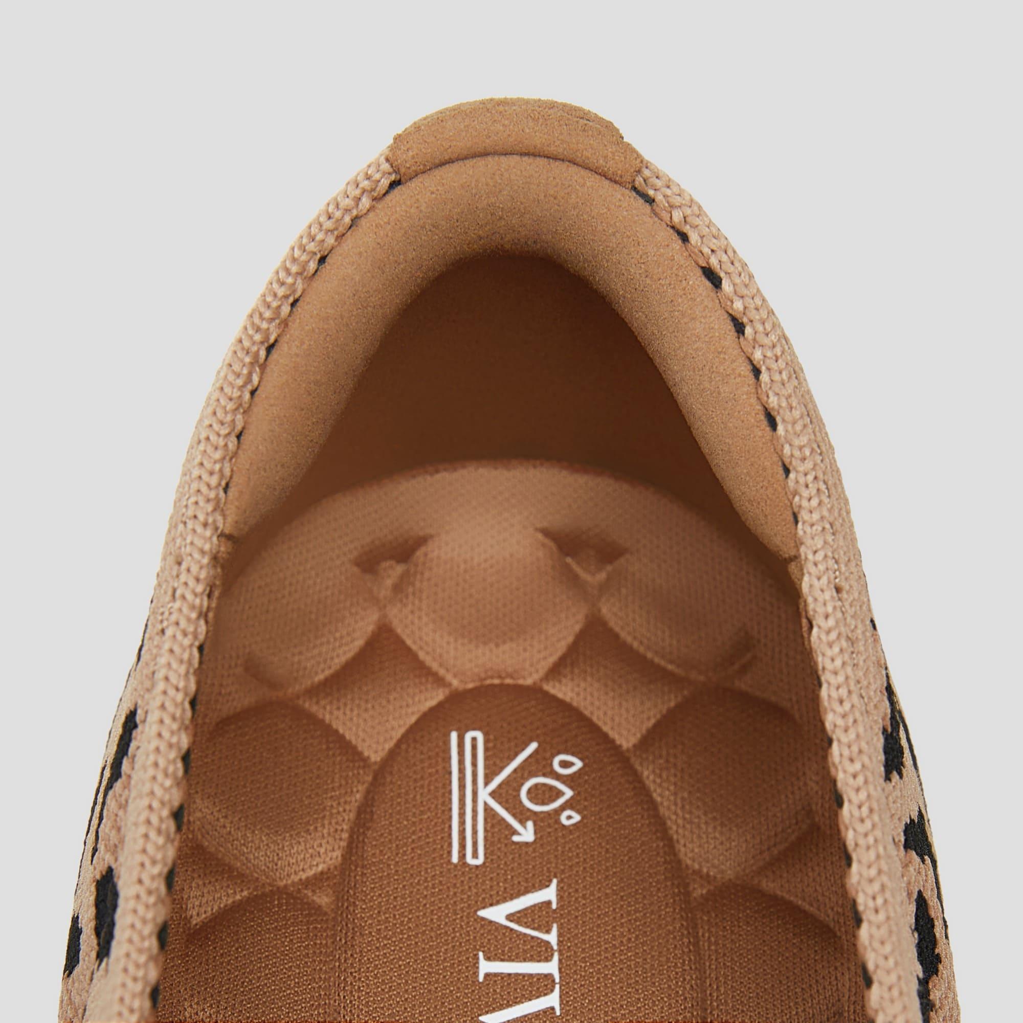 Samantha Walker] スクエアトゥ 超撥水 軽量厚底 ローファー – VIVAIA