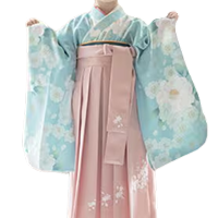 サテン幾何プリントフリル長袖ブラウス | ナラカミーチェ(NARACAMICIE