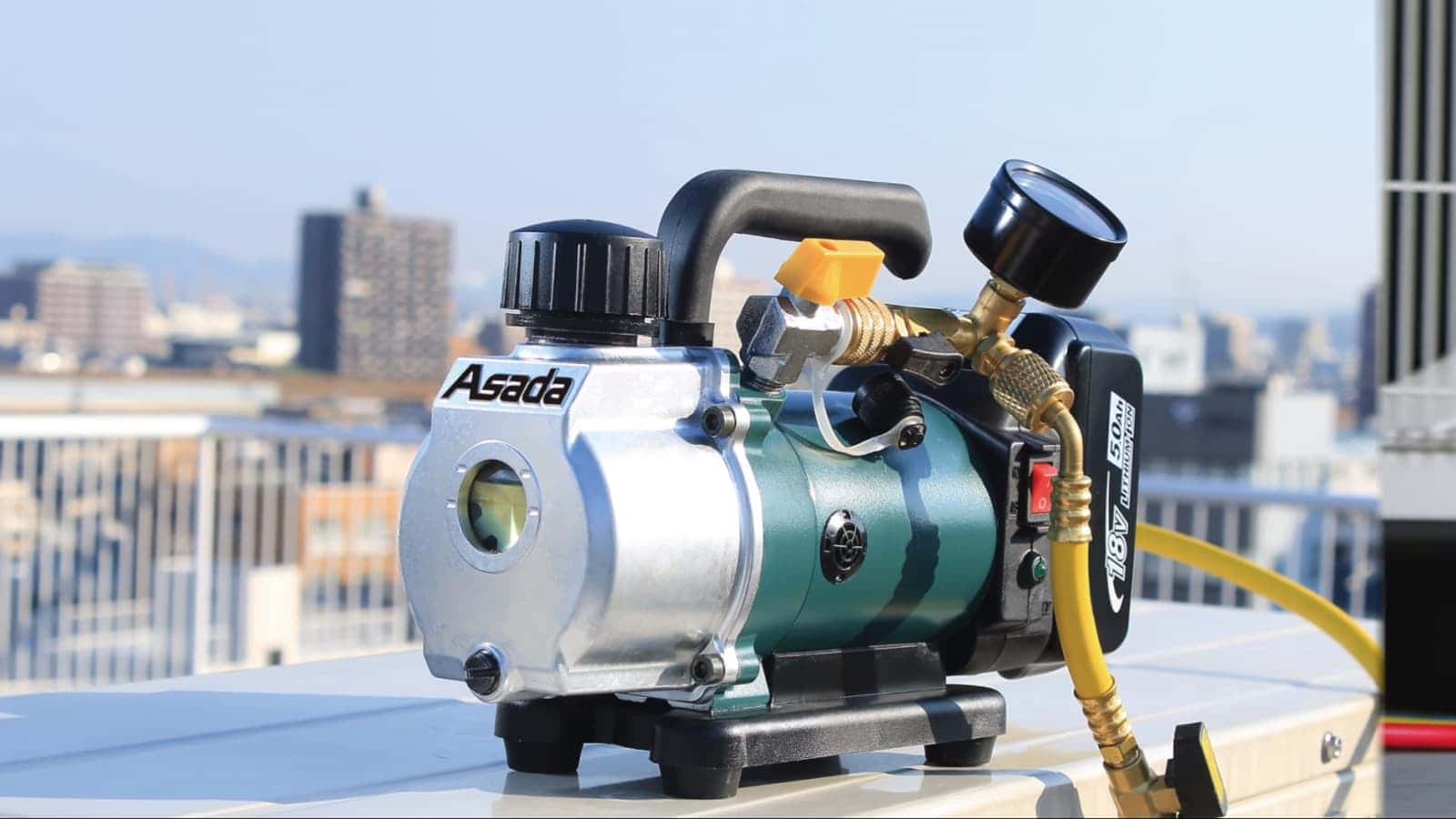 デジタル真空ゲージTASCO TA141DM予備電池付き デジタル真空ゲージ