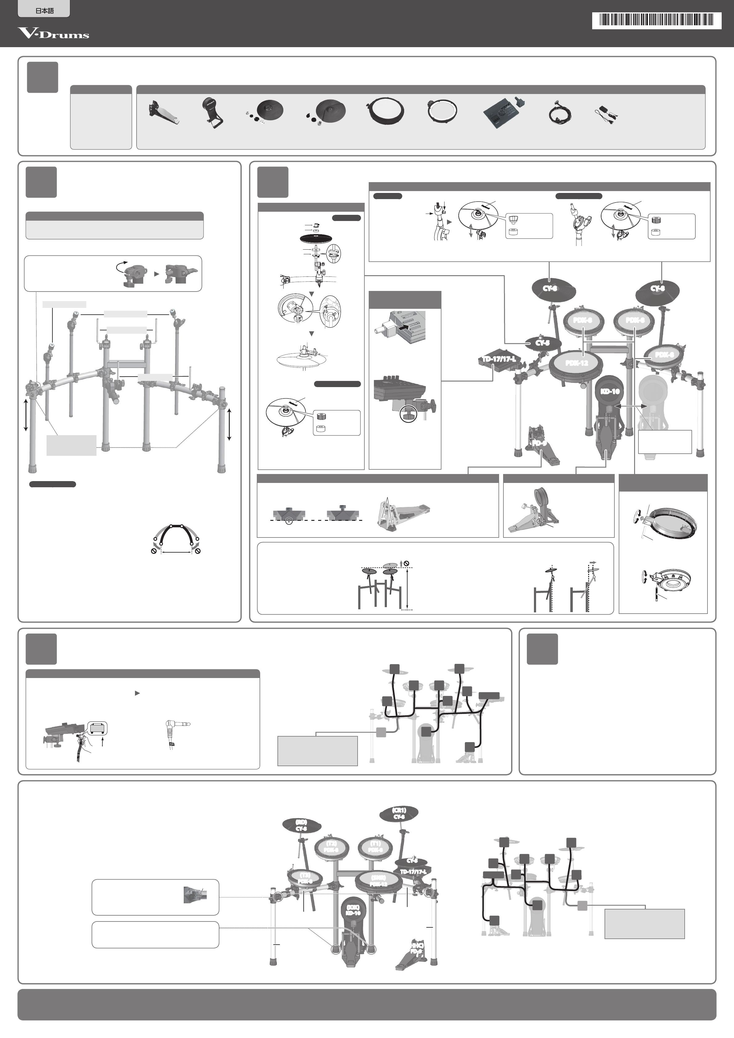 Roland TD-17KV 取扱説明書