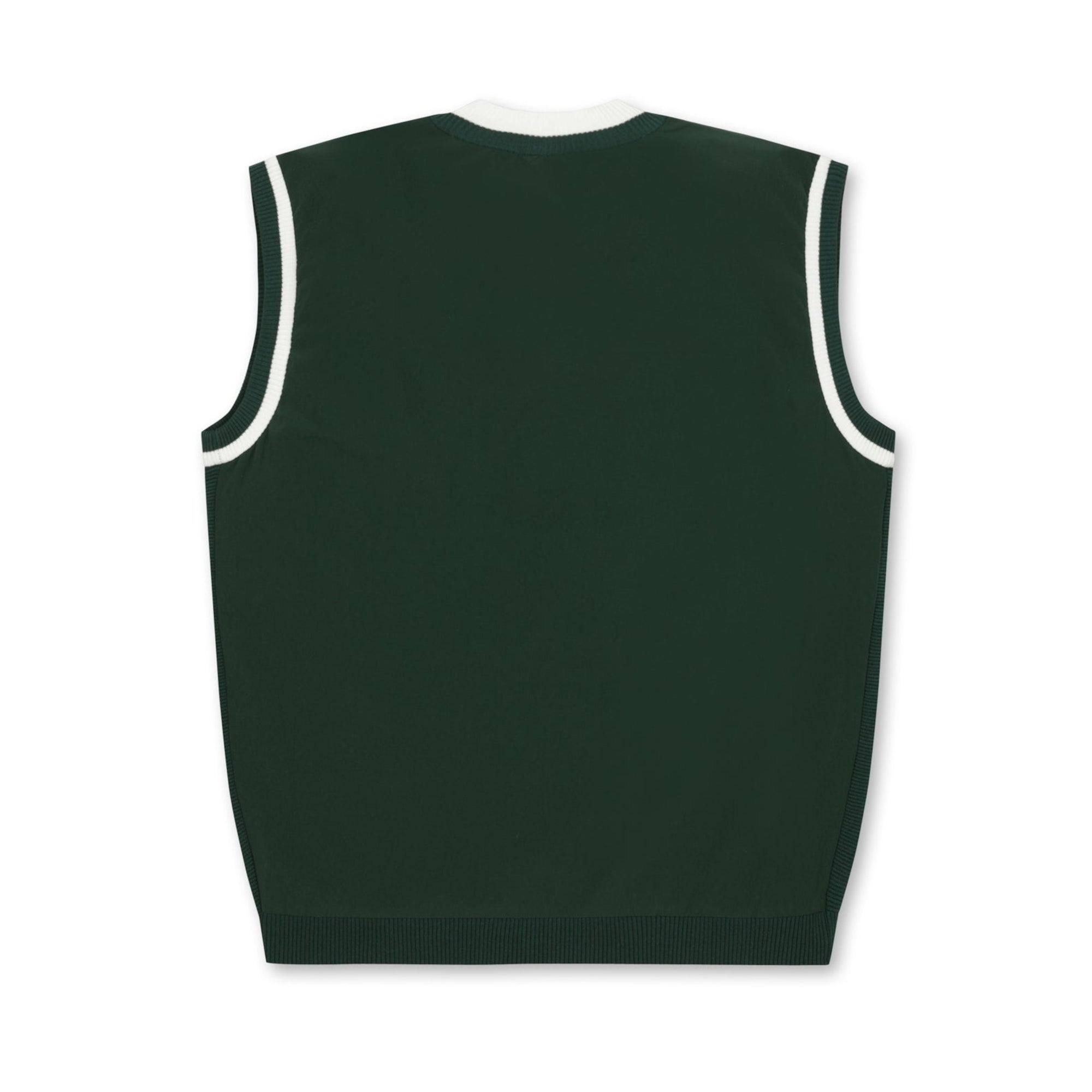 MEN ハイブリッドVネックベスト グリーン