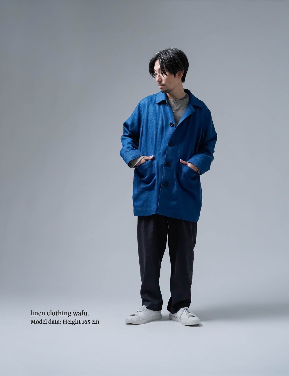 リネンジャケット】プレミアムリネン 絶品カバーオール /オーシャン