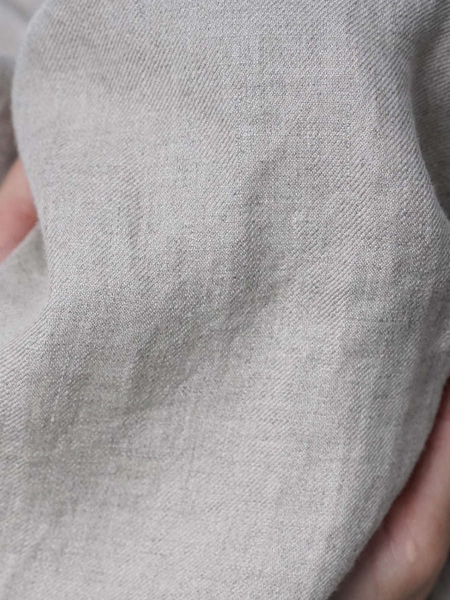 リネントップス】プレミアムリネン タートル トップス 薄地