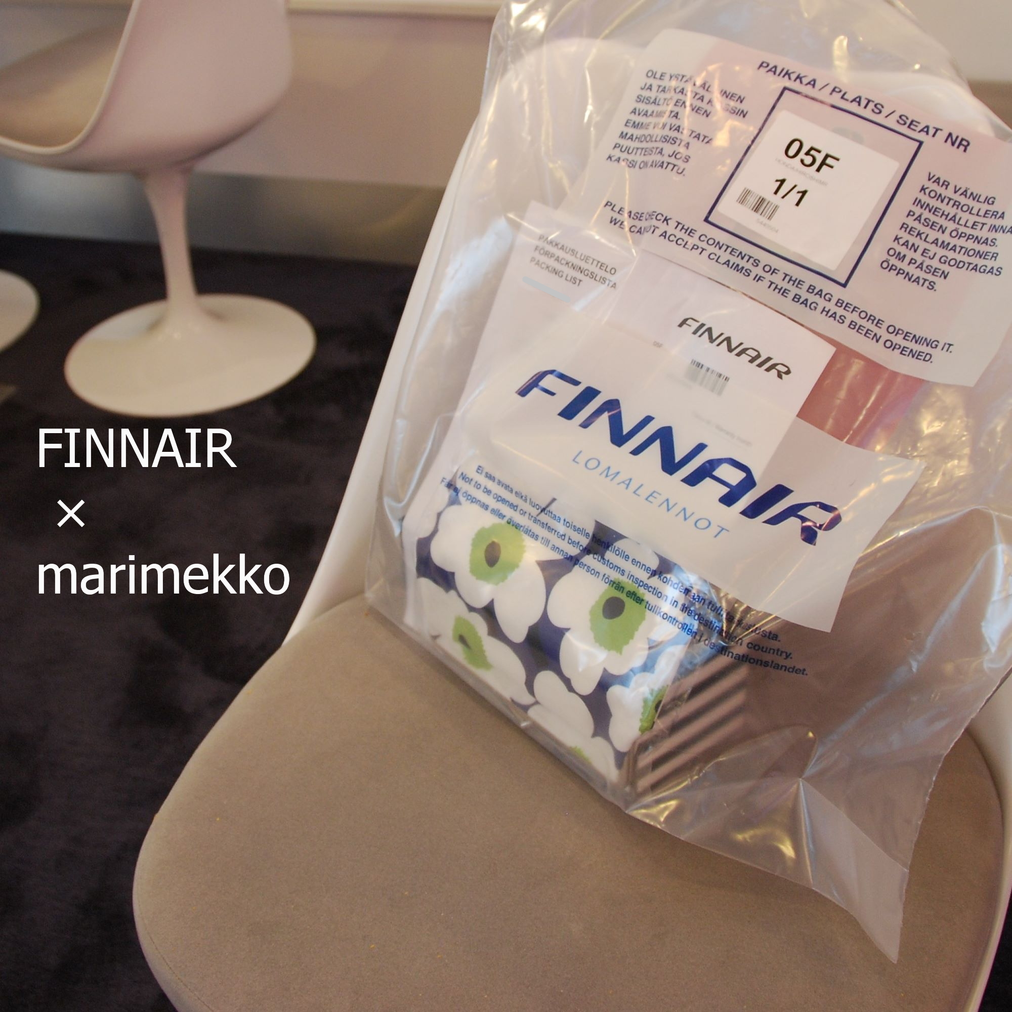 marimekko × FINNAIR 】フィンエア限定マリメッコのプレオーダー機内