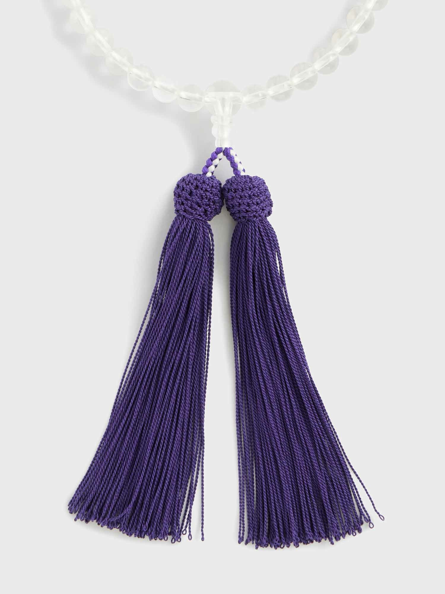 安田松慶堂 念珠〈水晶 共仕立・女性用〉 |小物（袱紗、数珠、手袋