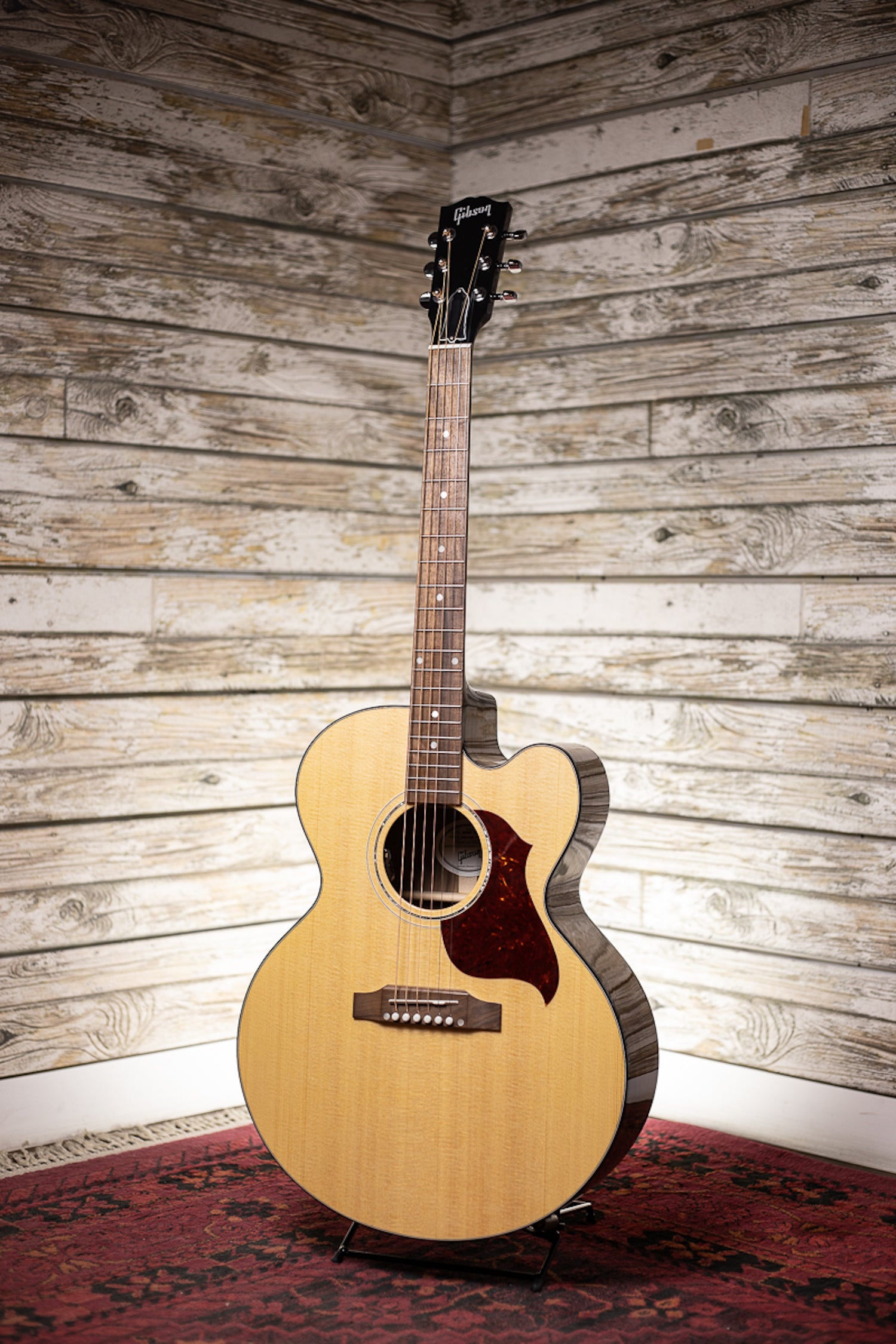 Gibson J-185 EC Modern Walnut Acoustic-Electric Guitar - Antique