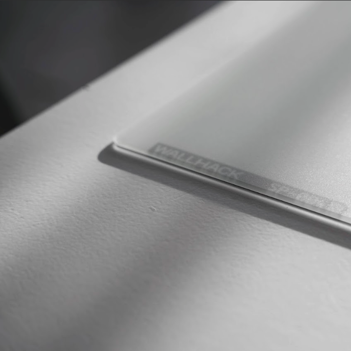 SP-004 White Glass Gaming Mousepad | Wallhack