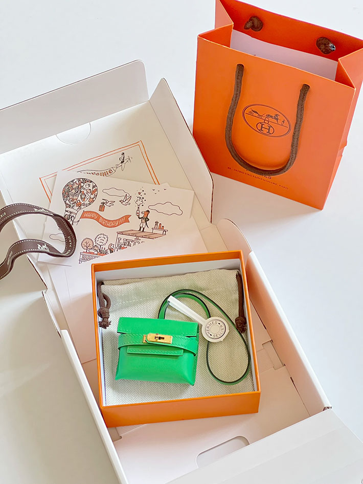 エルメス バッグチャーム ケリーフェスティバル マルチカラー スイフト