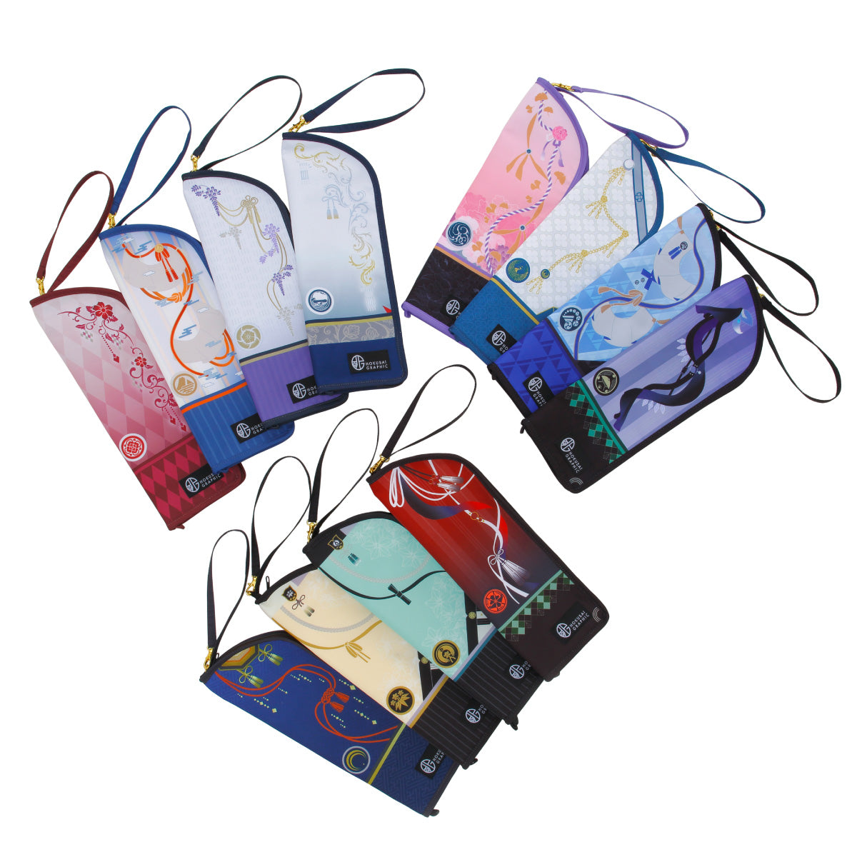 刀剣乱舞ONLINE 北斎グラフィック 吸水ポーチ｜おしゃれな和柄傘