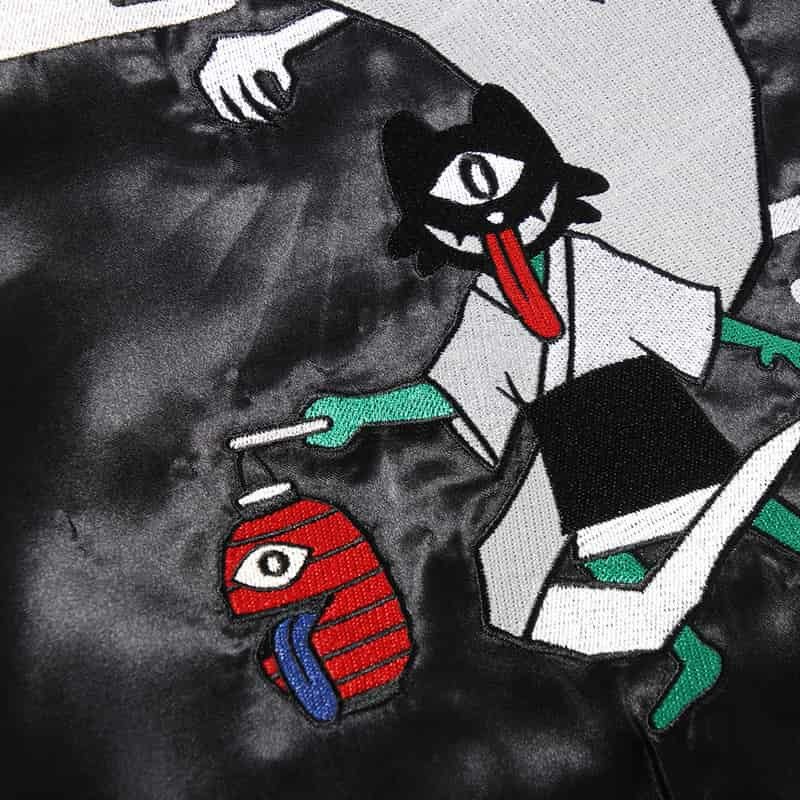 パンクドランカーズ PUNK DRUNKERS [PDS×NONSENSE] 妖怪スカジャン