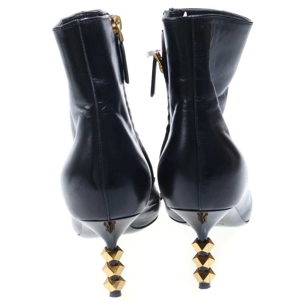 VALENTINO(ヴァレンティノ) ロックスタッズ ヒール ブラック レザー