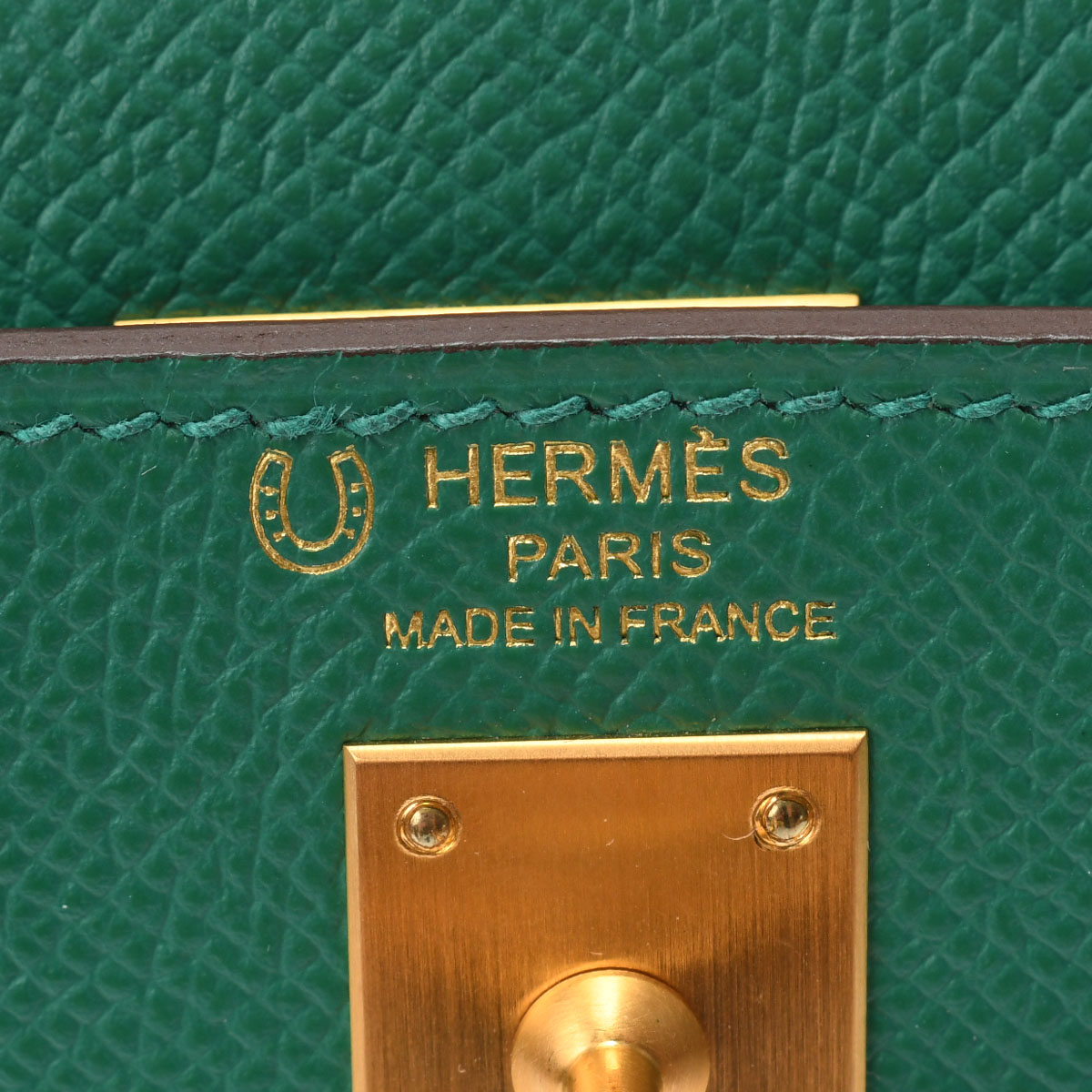 エルメス / HERMES ケリー25 外縫い SPオーダー グリーン/ジョーヌ