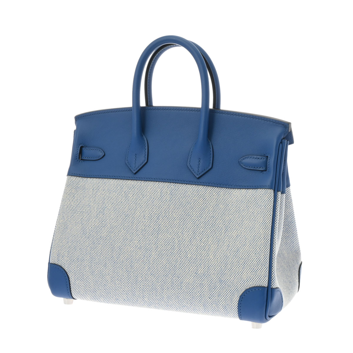 エルメス バーキン 25 エクリュブルービル/ブルーフランス/パラジウム