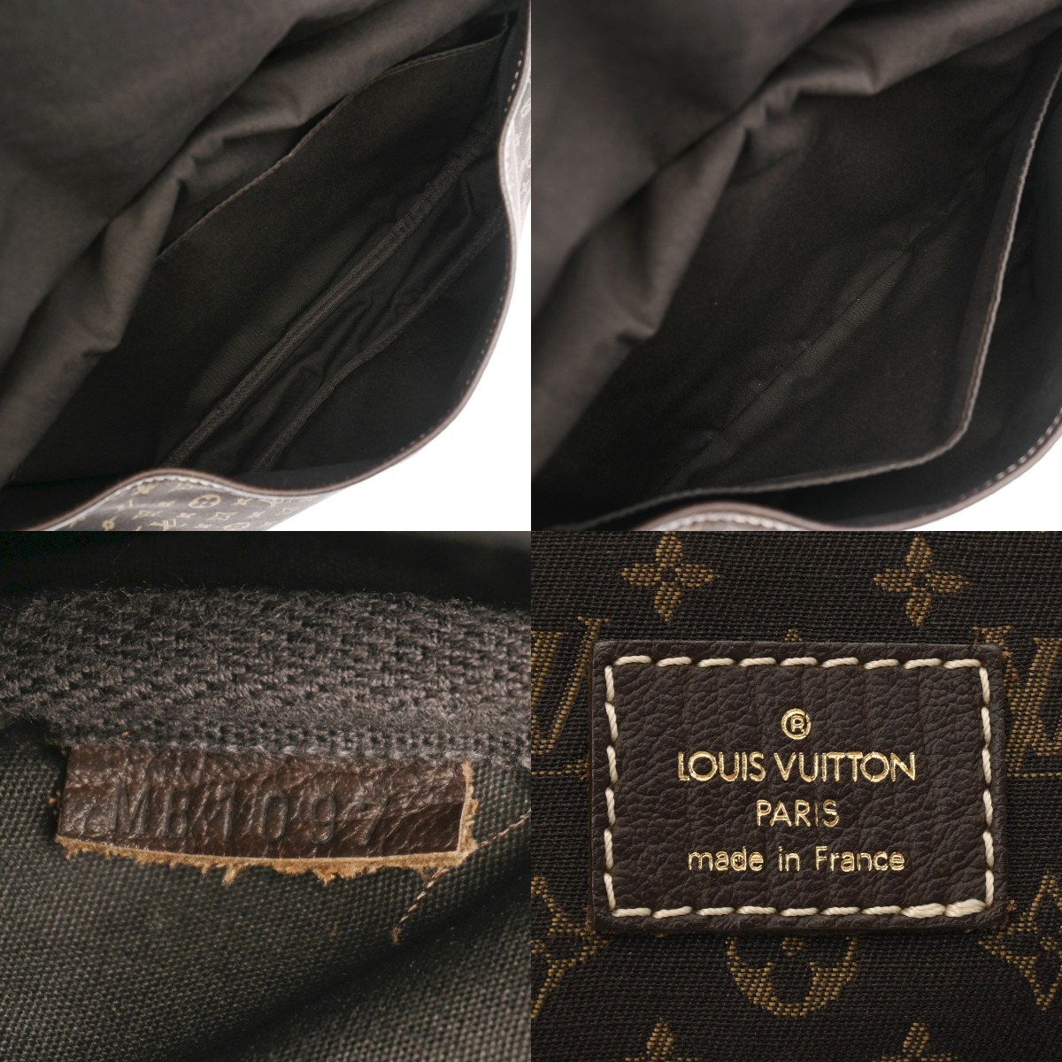 ルイ ヴィトン モノグラムミニラン ソミュール 30 エベヌ M95227