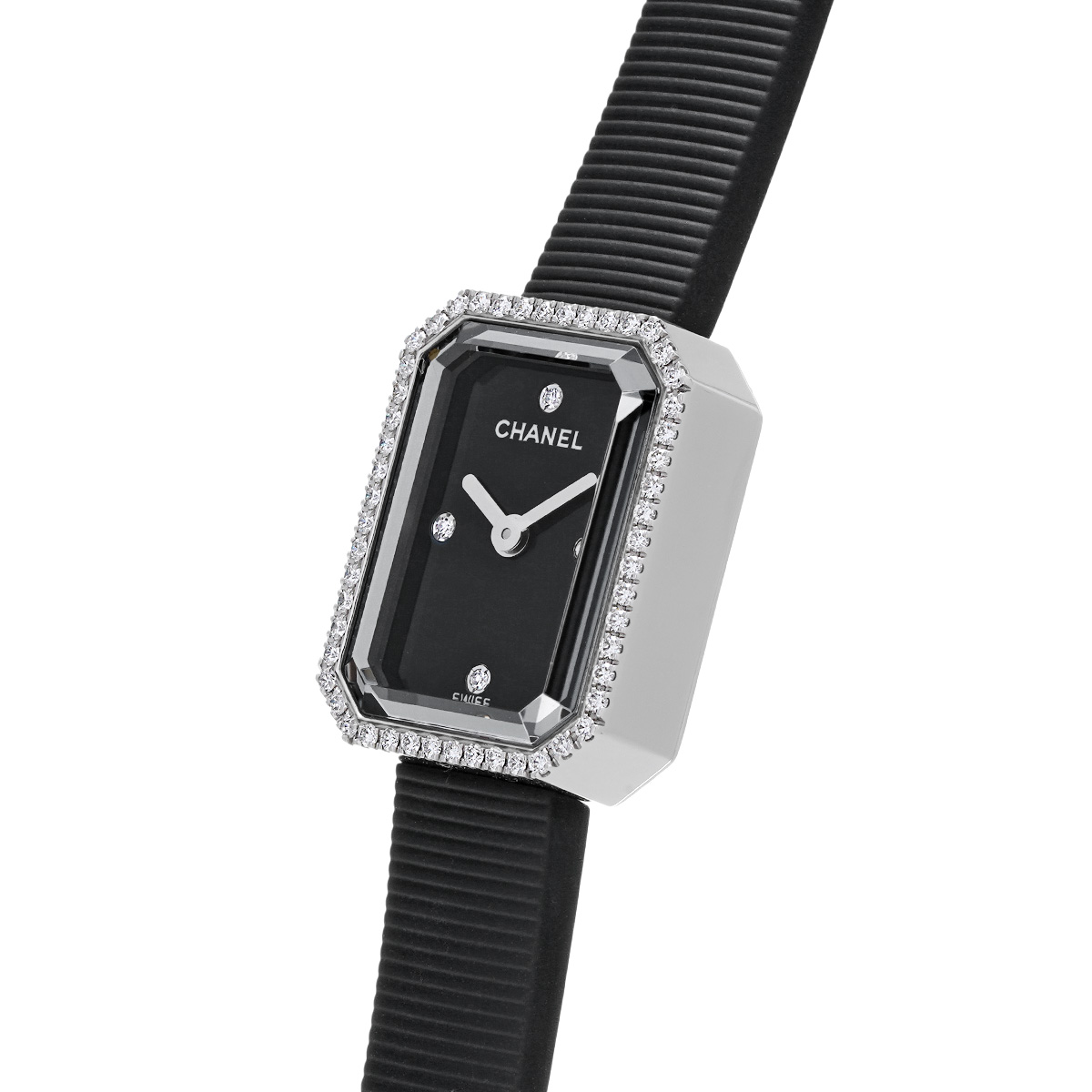 シャネル プルミエール H2434 ブラック/ダイヤモンド レディース 時計