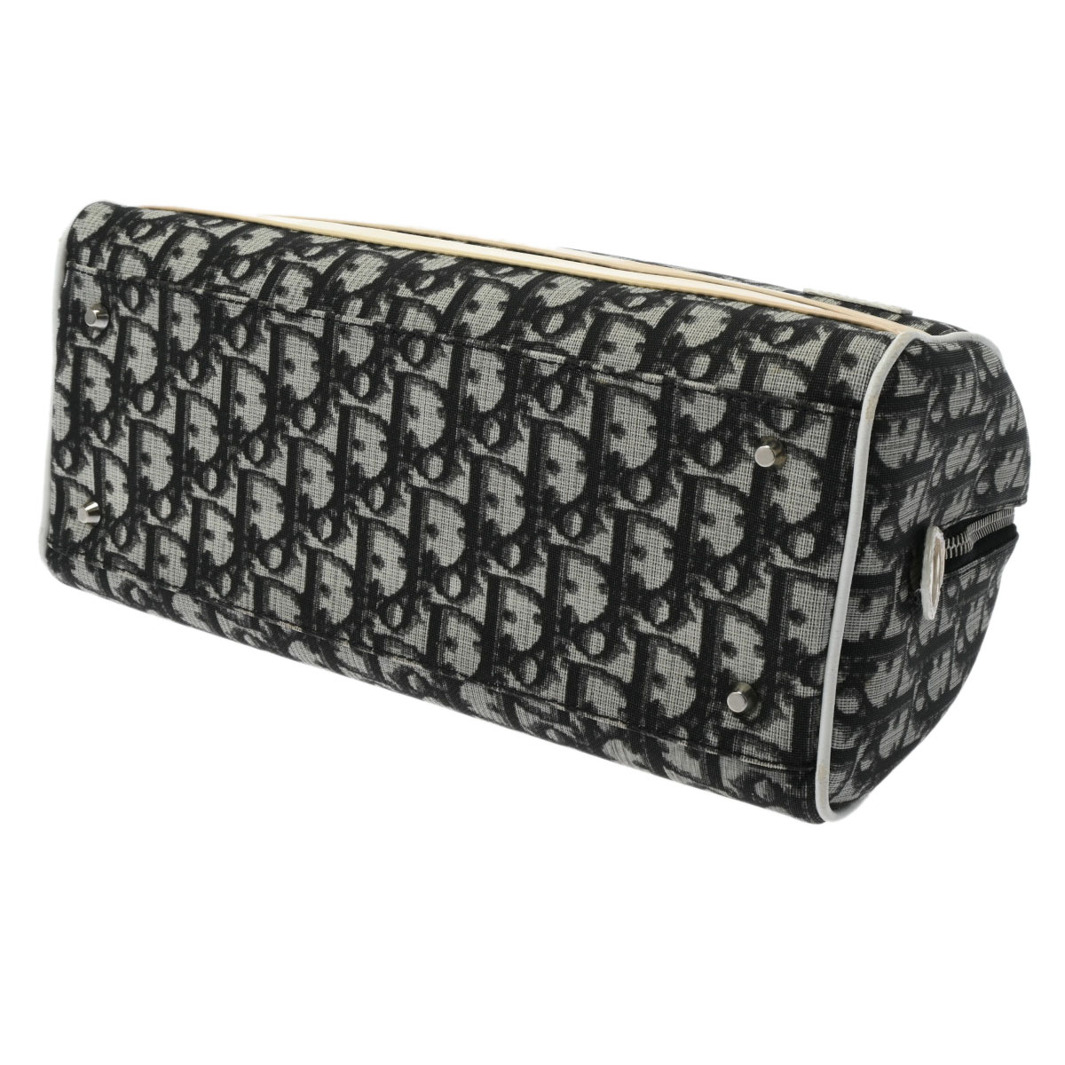 ディオール ミニ ボストンバッグ トロッター ブラック BOB0044 PVC