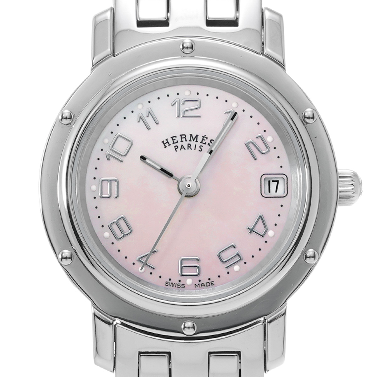 エルメス クリッパー ナクレ CL4.210.214/3796 ピンクシェル