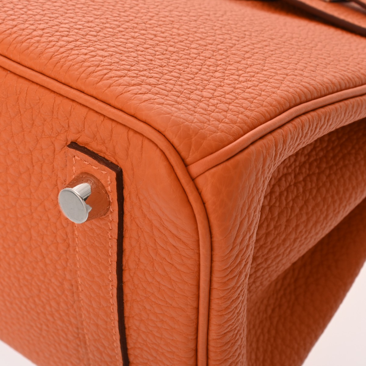 エルメス バーキン 25 オレンジ トゴ レディース バッグ 【未使用