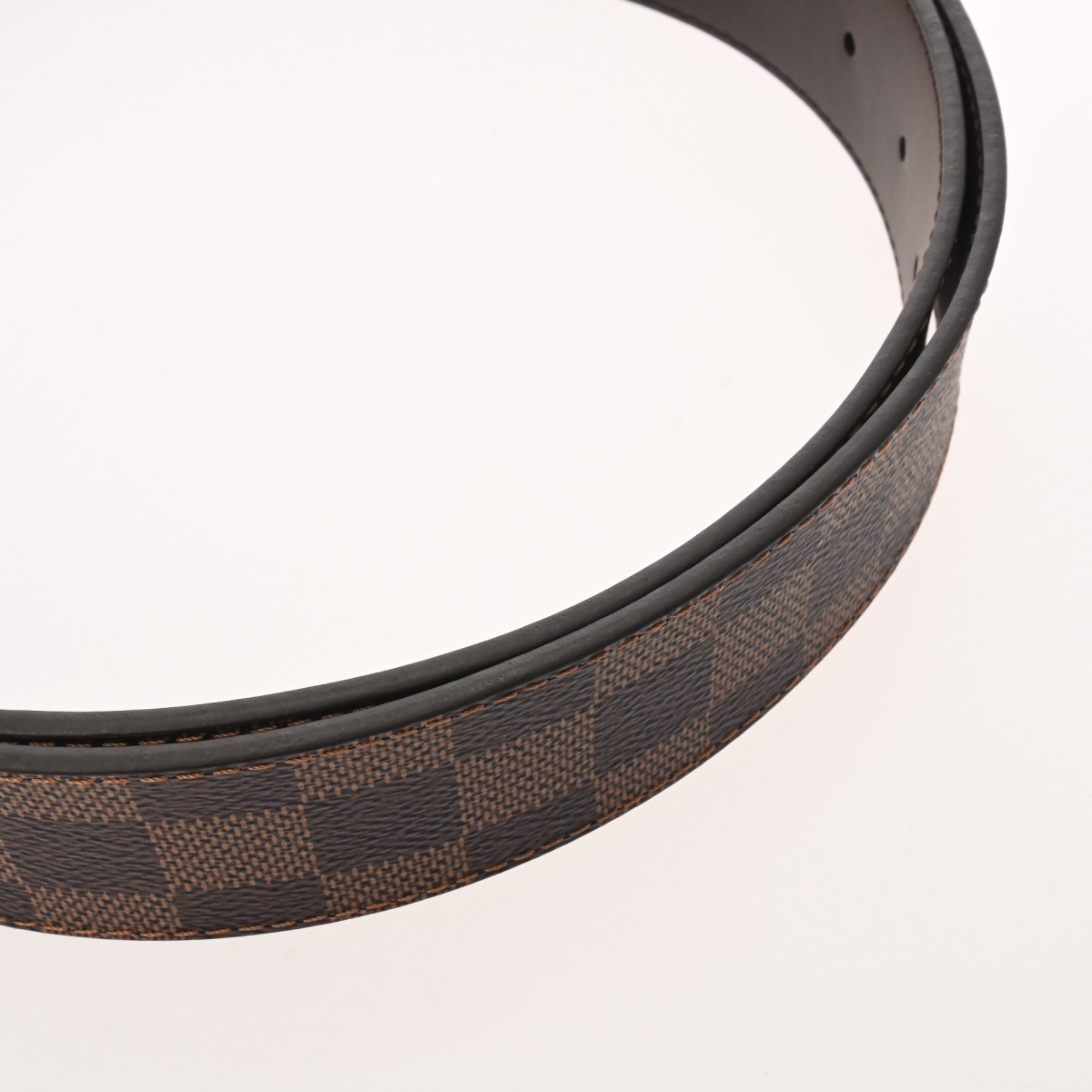 ルイ ヴィトン ダミエ ベルト LV イニシャル 40mm リバーシブル #105