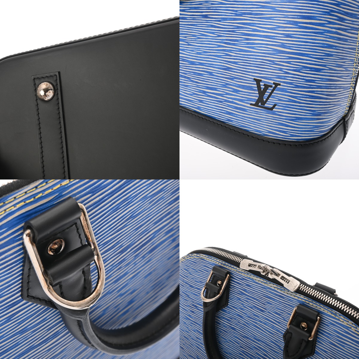 ルイ ヴィトン エピデニム アルマ PM ブルー M51052 エピデニム